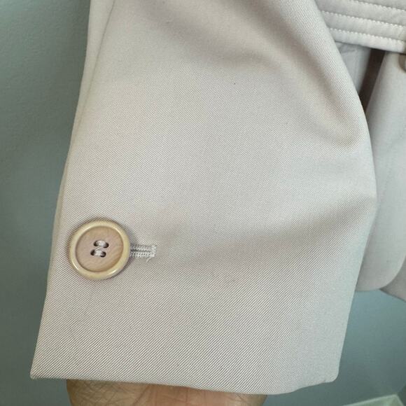 ESCADA Wool Jacket Lavender Buckle Belted Safari Classic Mature Women's 44 L - Picture 7 of 16